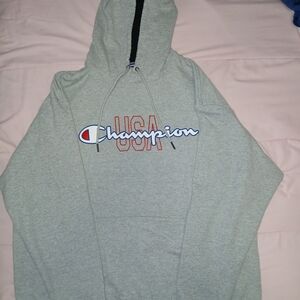 Champion Gray Hoodie for Men